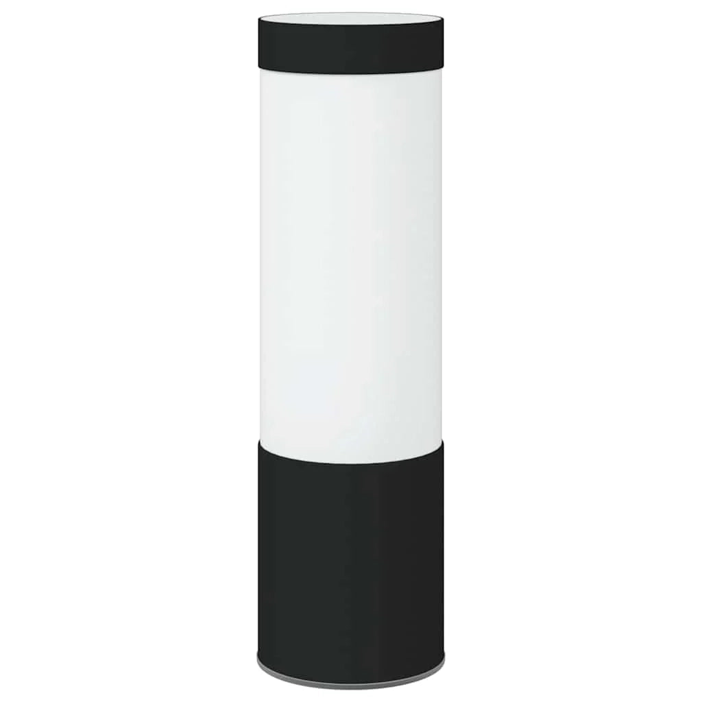 Set di 2 moderne lampade da parete per esterni 12 x 7 x 27 cm illuminazione pratica design minimalista in acciaio inox nero 02_0056484