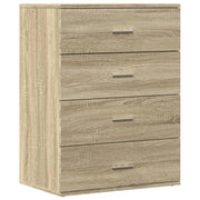 Buffet credenza cassettiera armadio mobile contenitore organizer cucina soggiorno rovere Sonoma 60 x 39 x 80 cm legno ingegnerizzato marrone 02_0031618