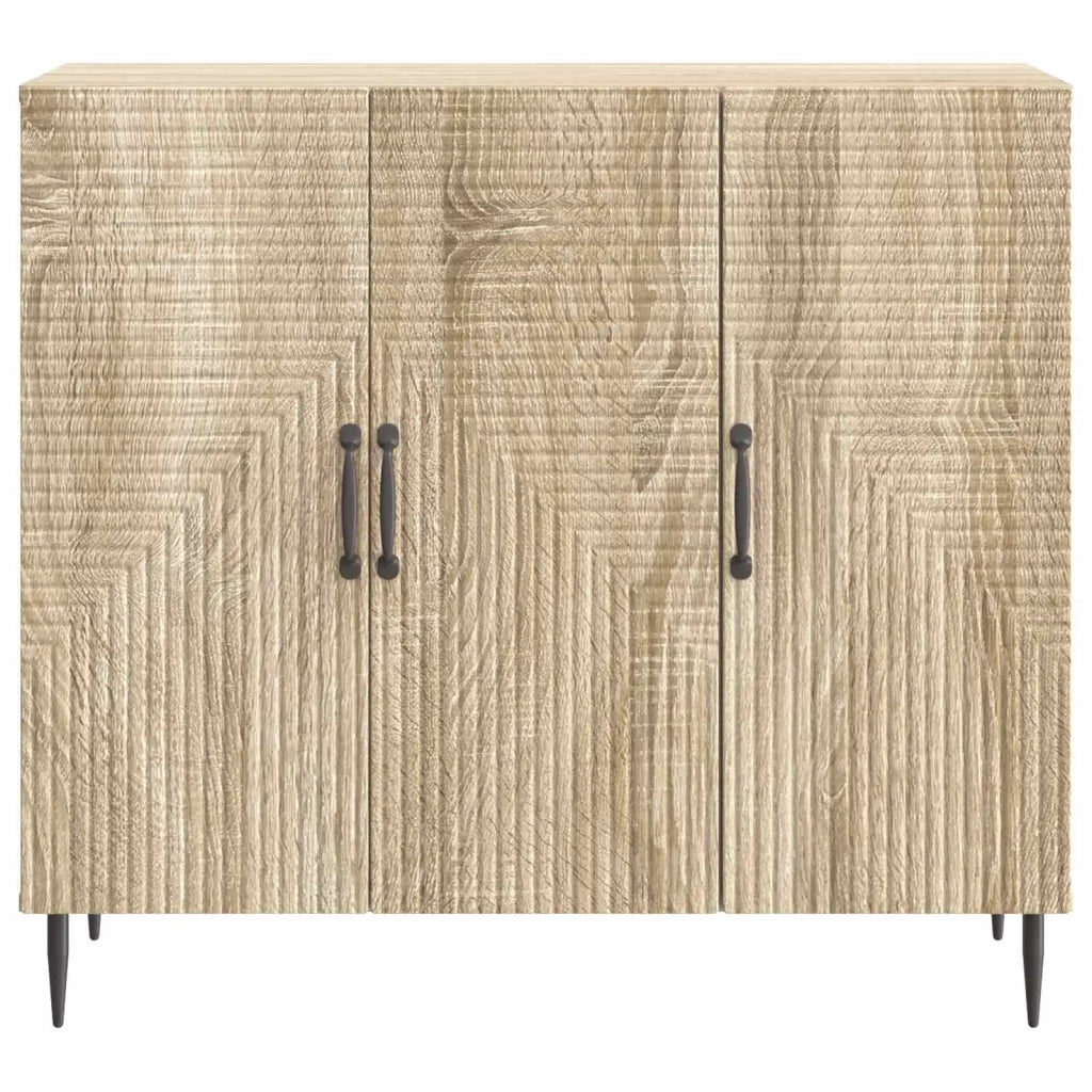 Credenza Rovere Sonoma 89 x 34,5 x 80 cm Legno ingegnerizzato