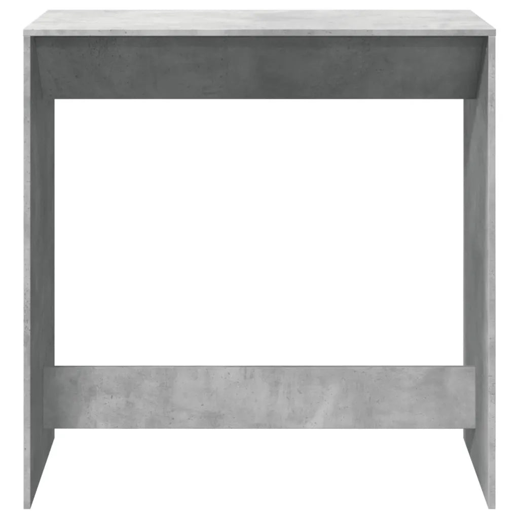 Tavolo da Bar Grigio Cemento 102x50x103,5 cm Legno Multistrato