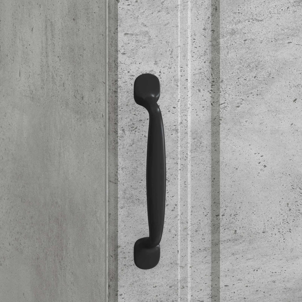 Armadio da Notte Grigio Cemento 43 x 34,5 x 47 cm