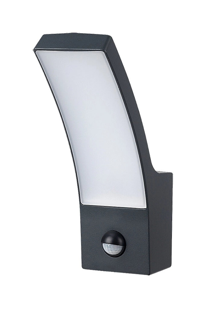 Applique esterna LED 12W sensore 3000K antracite Rabalux
