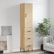 Credenza Rovere Sonoma 34,5x34x180 cm in Legno Multistrato 3198860