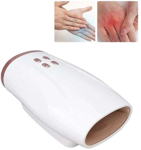 Massaggiatore elettrico riscaldato per mani, massaggiatore per palmo della mano, massaggiatore a palloncino con tecnica di acupressione