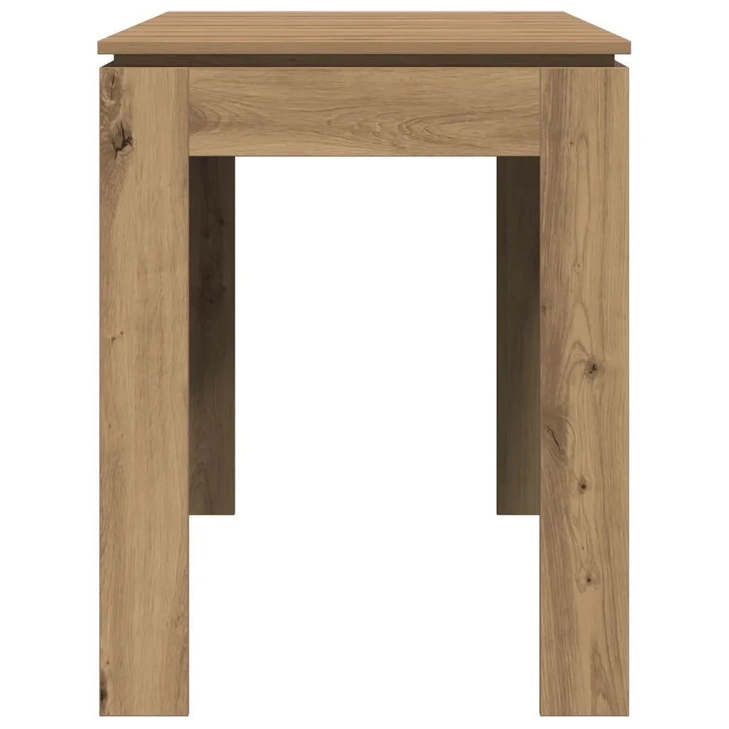 Tavolo da Pranzo Rovere Artigianale 120x60x76 cm in Truciolato 855903