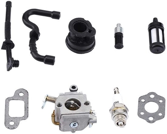 Carburatore per Ms170 - Carburatore per Ms180 - Strumento di regolazione carburatore - Set di sincronizzazione carburatore - Pulitore carburatore - Alta qualità