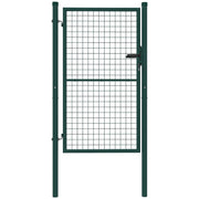 Cancelletto da Giardino in Acciaio ¨C zephmum ¨C Grigio 97x200 cm