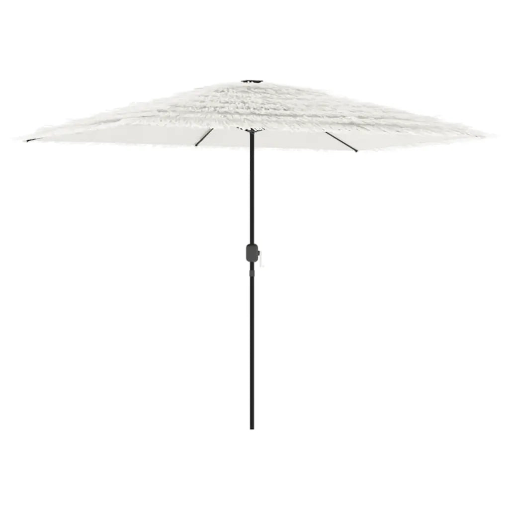 Ombrello | Parasolne Giardino con Palo in Acciaio Bianco 300x200x250 cm