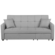 Divano Letto Grigio Funzione Dormito Moderno Imbottito soggiorno