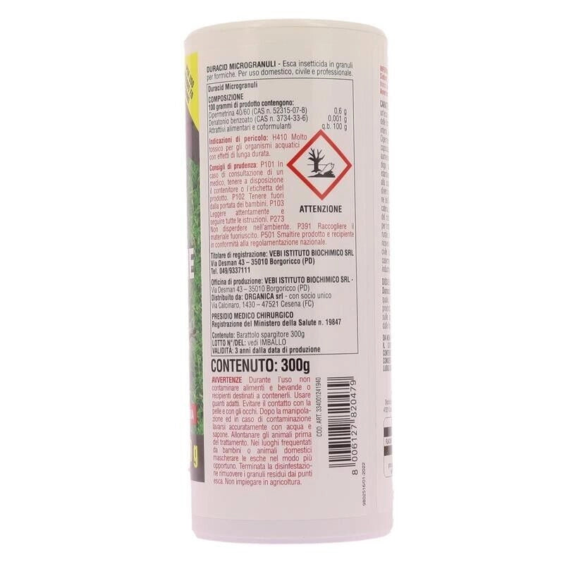 ESCA ANTIFORMICHE DURACID MICROGRANULI DA 300 GR