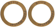 Pedali per bicicletta 2 pezzi - Impermeabili/Rust-resistenti - Lega di titanio - Minore attrito - Comfortevole pedalata - Riduzione del rumore - Pedali per bicicletta con anello di pedalata