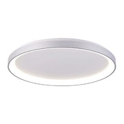 Trade Shop - Plafoniera Tonda Moderna Led Cct 30 W Luce 3000k 4000k Soffitto Parete 230v 38cm - Silver