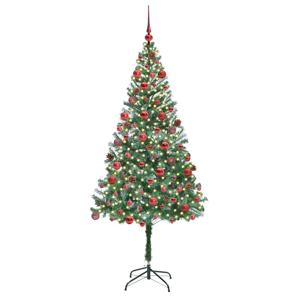 Albero di Natale artificiale Verde 180 cm PVC e Acciaio 3396714