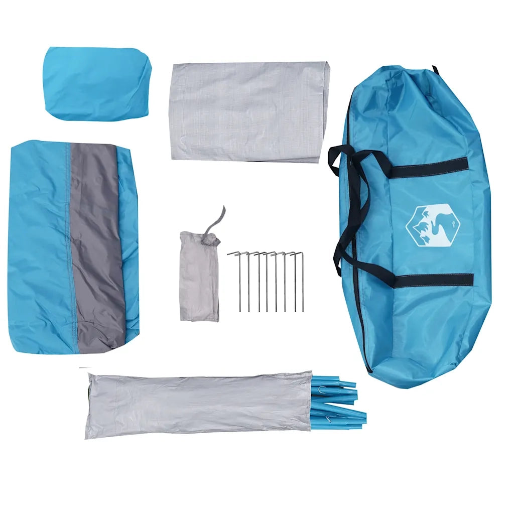 Tenda per Toilette Blu Impermeabile 94425
