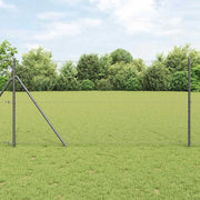 Recinzione Esagonale Grigio 1,2 x 50 m PVC 42005574
