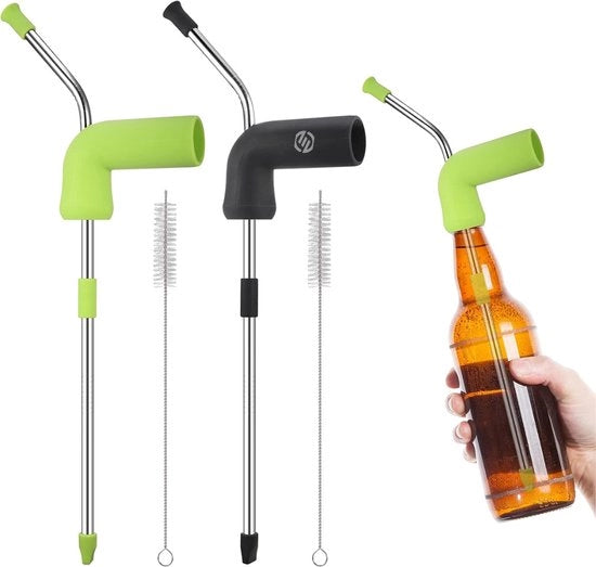 Treccia per Birra - Bevande Treccia - Tornado per Birra - Snorkel per Birra - Regalo