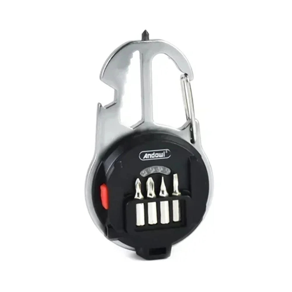 Trade Shop - Torcia Portachiavi Ricaricabile Cob Multiuso Con Treppiede Campeggio Escursionismo Q-cob07 -