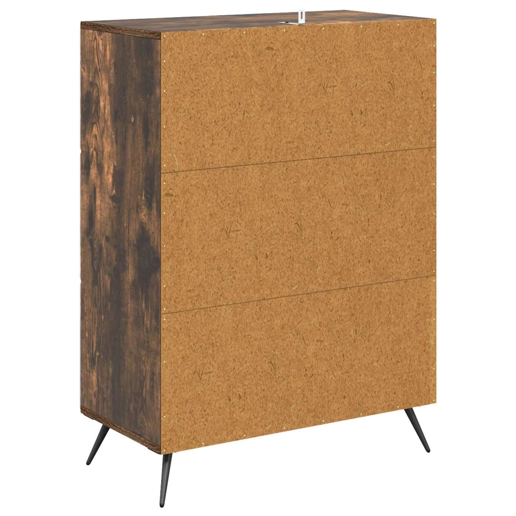 Mobile con Cassetti Rovere Fumo 66 x 34,5 x 90 cm 895530