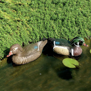 Anatra Sposa Decorativa H16 cm per Laghetti da Giardino