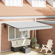 Tenda da Sole Antracite 3 x 2,5 m Metallo 313249
