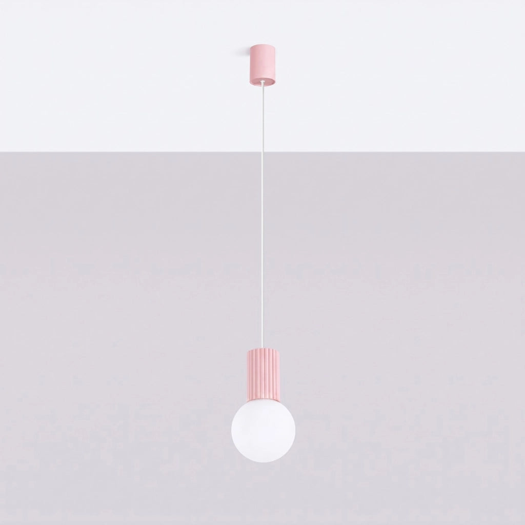 Lampada a sospensione HALO 1 rosa