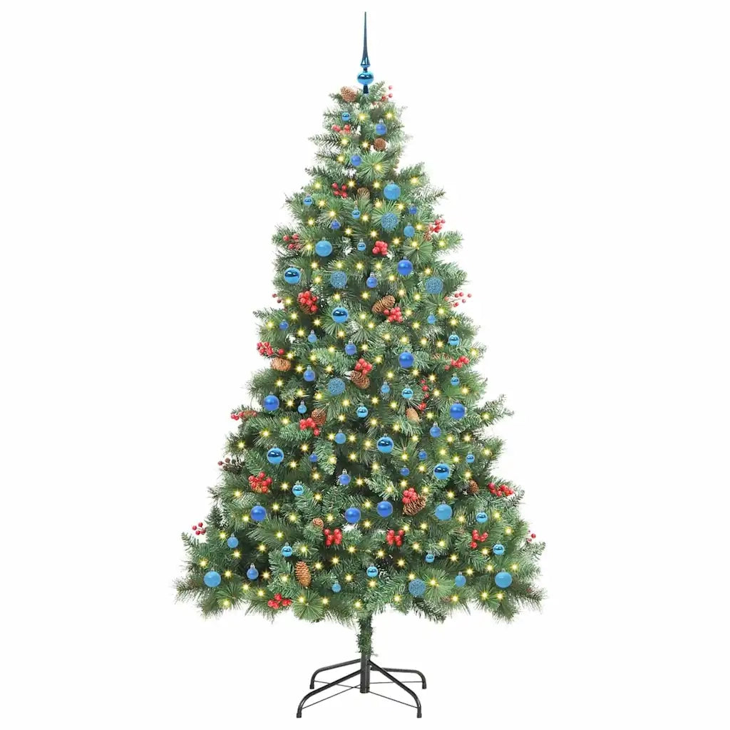 Albero di Natale artificiale Verde 240 cm PVC e Metallo 3395159