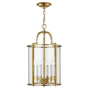 Lampada a sospensione Gentry Hinkley ottone 6xE14 Ø35