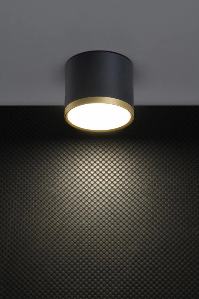 Faretto soffitto LED 9W 4000K nero oro Candellux