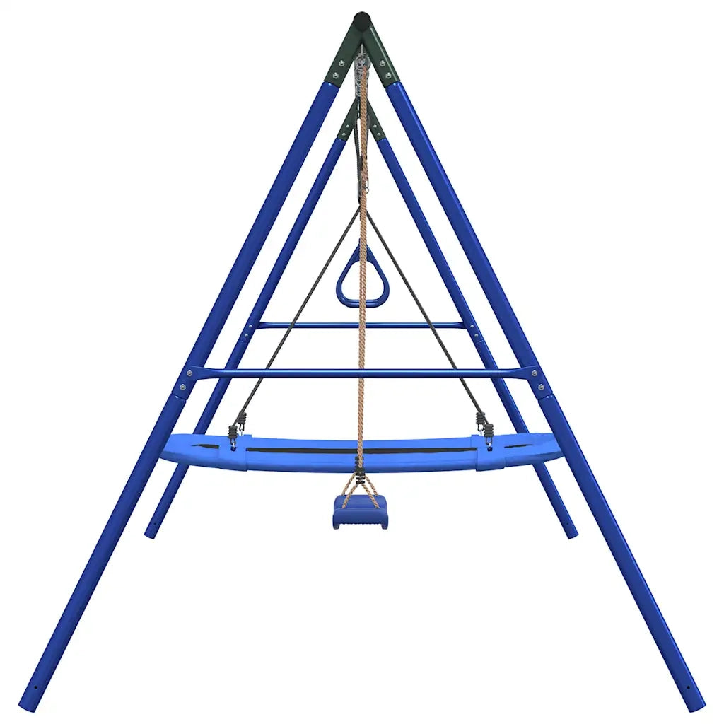Set Gioco da Esterno con Altalena Trapezio e Altalena Nido