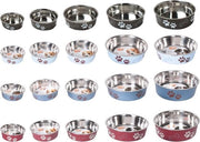 Piatto bella paw motive rosso, 14cm acciaio inossidabile