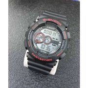 Trade Shop - Orologio Polso Uomo C-shock Digitale Sveglia Data Subacqueo Sport Nero Rosso -