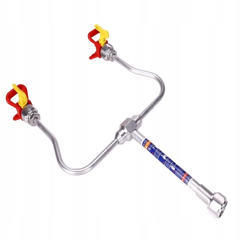 Lancia Doppia Airless TwinSpray SteelPro 7/8 – Acciaio Inox, Compatibile con Pistole 7/8" Graco/Wagner
