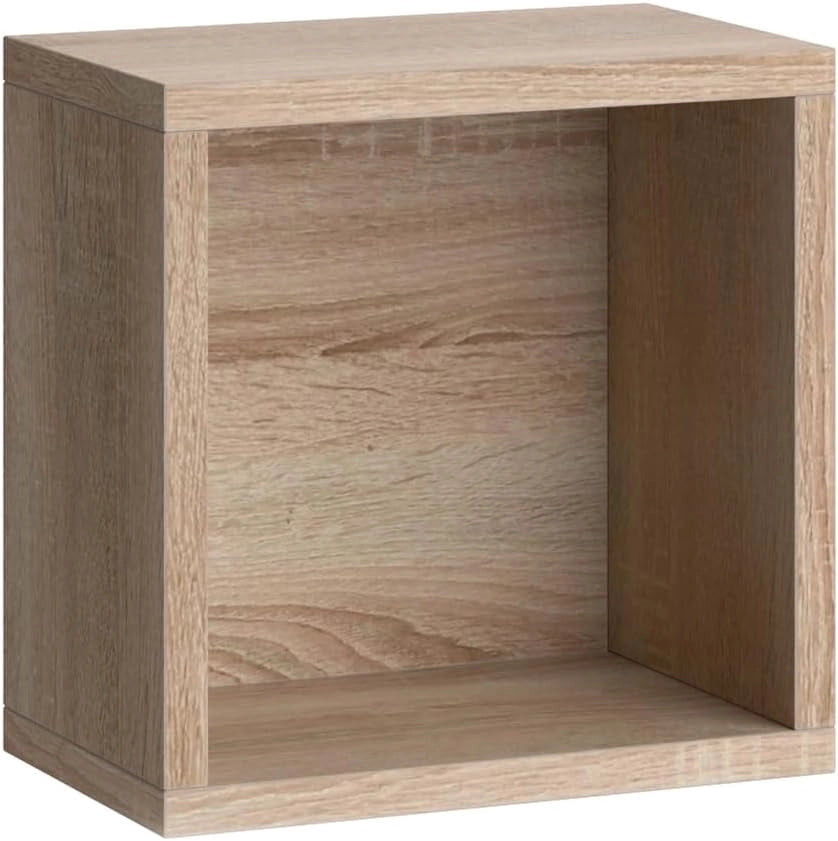 Mobile bagno Senyo, Sonoma, 25 x 25 cm Set di 2, adatto al montaggio a parete e combinabile con mobili Senyo
