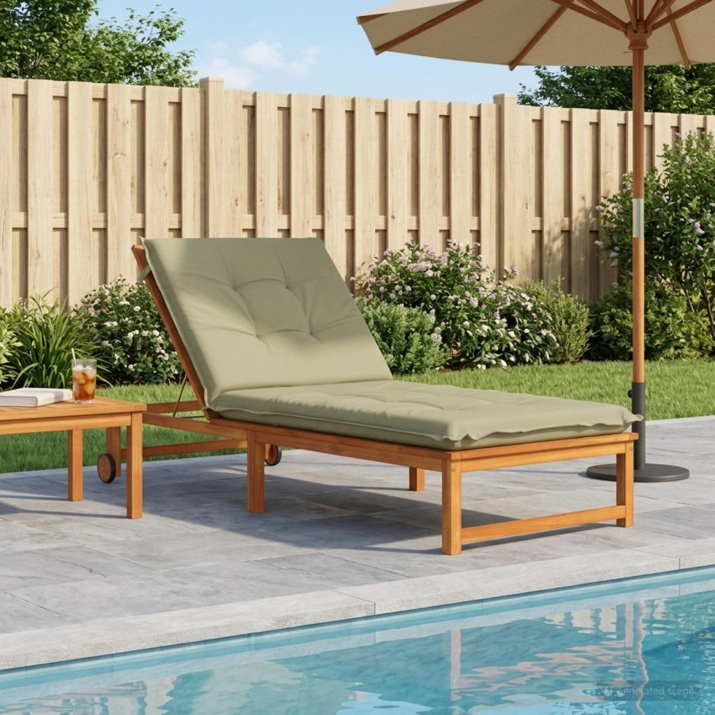 Cuscino per Lettino GEMERT 100% Poliestere Verde chiaro 947457