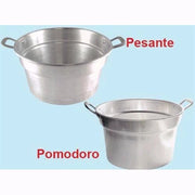 Pentola Caldaia In Alluminio Pesante 2 Manici Ø 40 Cm. - Spess. 1,5 - Lt. 21