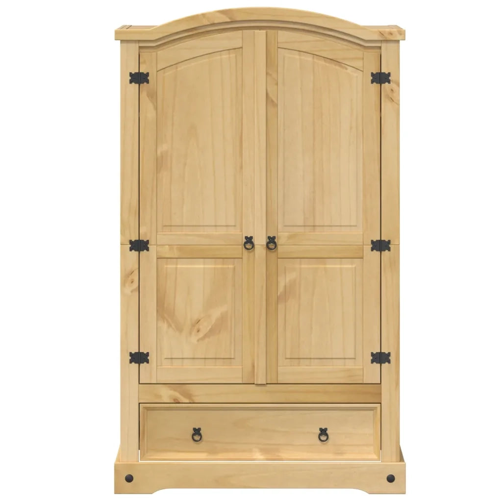 Armadio "Corona" 101x52x170 cm Legno Massello di Pino 4005662