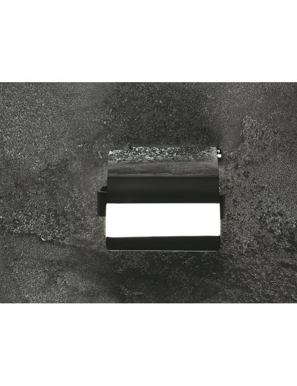 Portarotolo SOLO in ottone cromato 12,8 x6,4 x13 cm