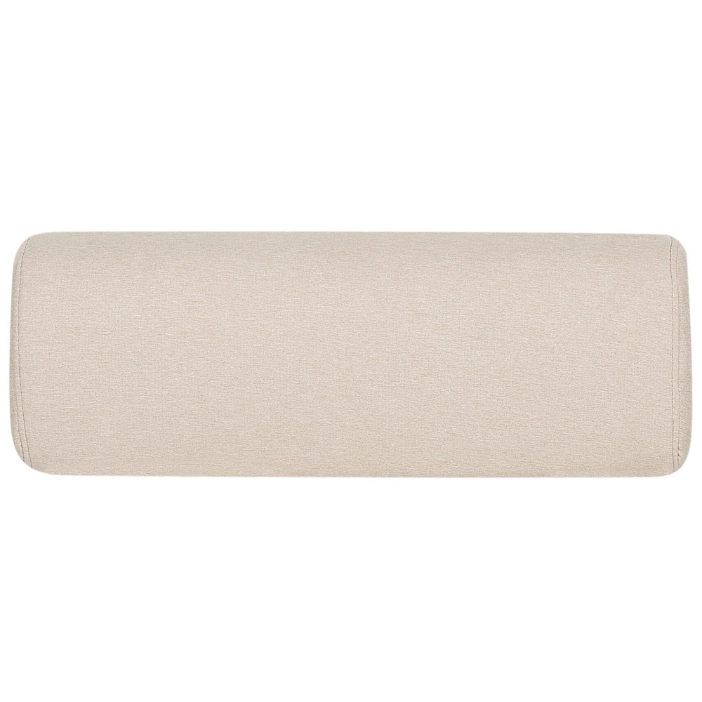 Divano pieghevole e trasformabile in letto in tessuto beige stile moderno soggiorno