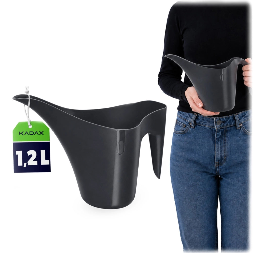 Annaffiatoio KADAX per giardino domestico, ideale per innaffiare fiori e piante, piccolo, in plastica, 1,2 litri.