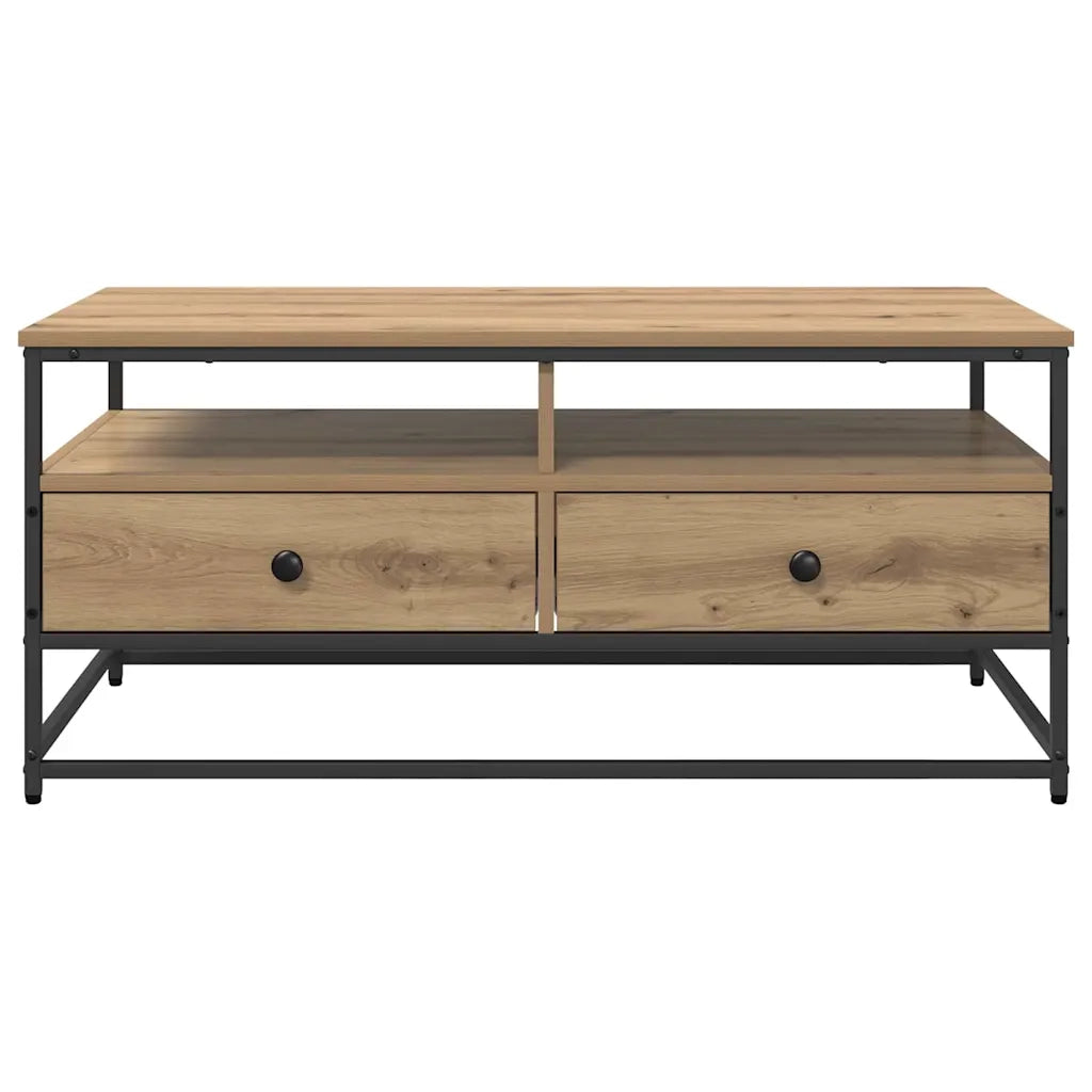 Tavolino da salotto | Tavolino da caff¨¨ | Tavolino da Soggiorno Rovere artigianale 100 x 51 x 45 cm