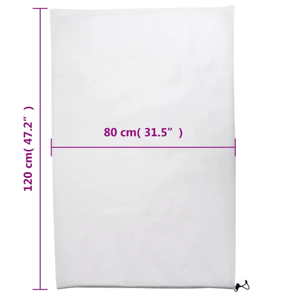 Coperture con Coulisse per Piante 4pz 70 g/m² 0,8x1,2 m 364865