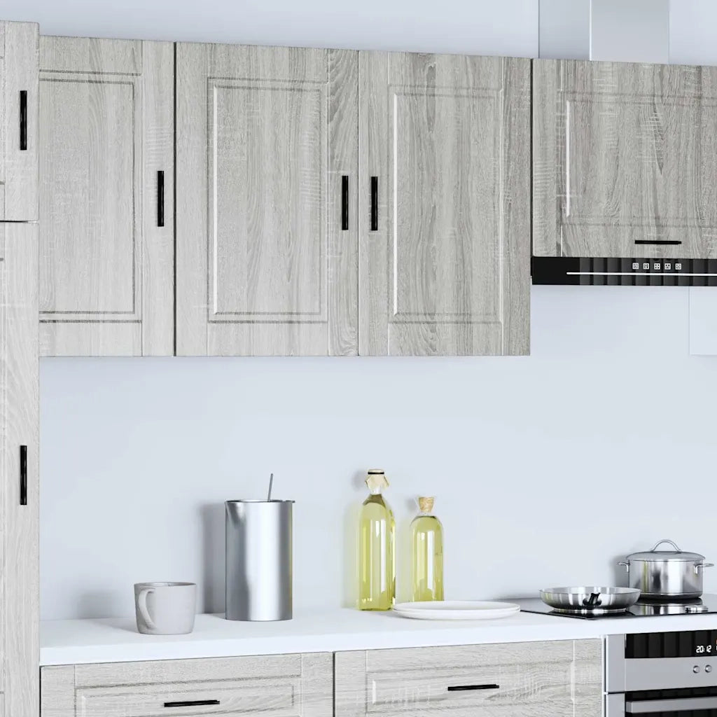 vidaXL Pensile da Cucina Porto Grigio Sonoma in Legno Multistrato
