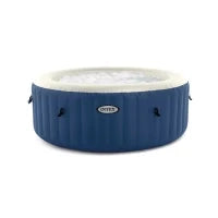 28486EX - Spa Bubble Blue Cm 180X66, 4 Posti, Con Pompa, Riscaldatore, 100 Getti, Telo Copertura, Dispenser Di Cloro