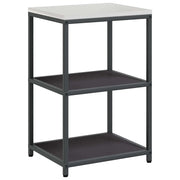 vidaXL Set di Stoccaggio per Cucina Altro 3 pcs Nero 210 x 50 x 92 cm