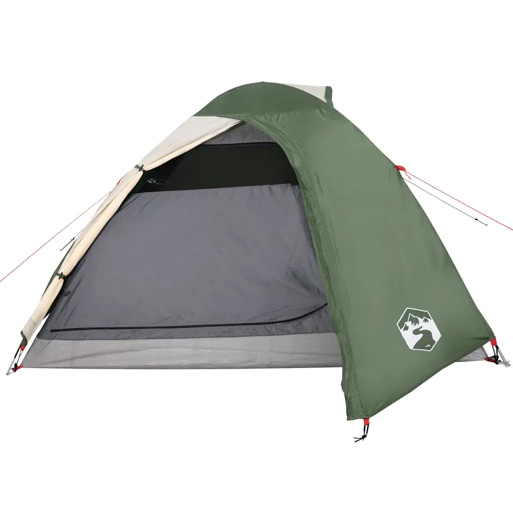 Tenda da Campeggio a Cupola per 4 Persone-Tenda per Escursionismo Verde Impermeabile 852579