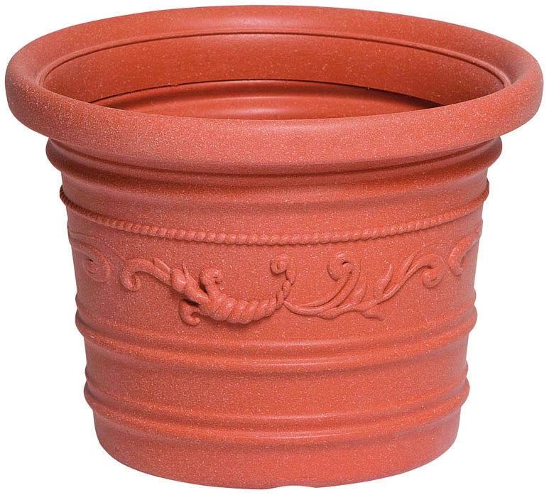 VASO TONDO FESTONATO PRESTIGE Col. Terracotta Ø cm. 80