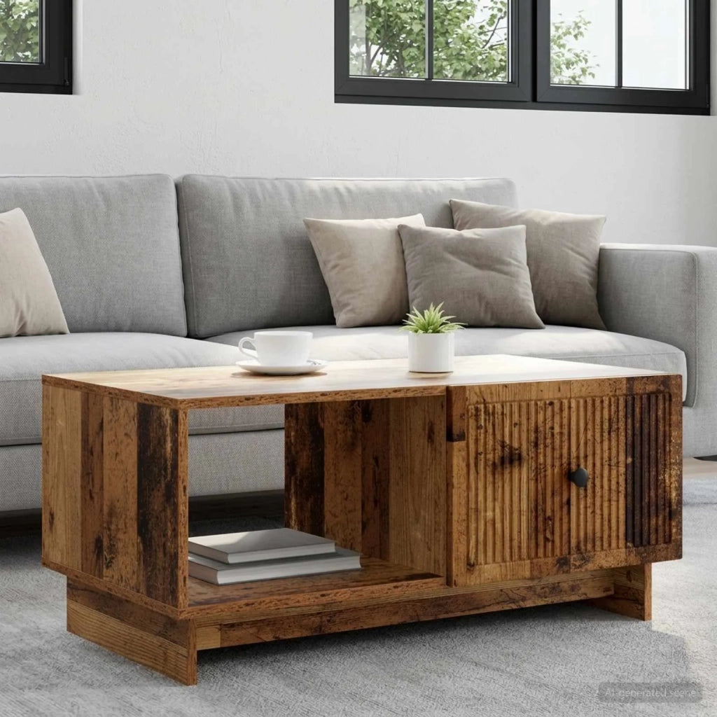 Tavolino da salotto Legno antico 90 x 50 x 40 cm 894043
