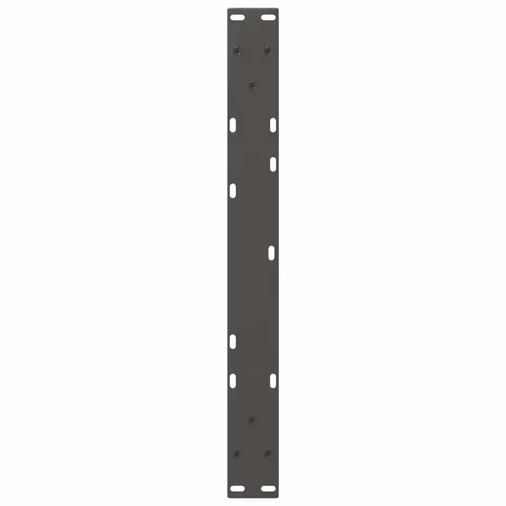 Gambe per Tavolino da CaffÃ¨ a Forma di V 2 pz Antracite 60x(30-31,3) cm Acciaio