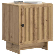 Set di 2 Comodini | Armadio da Notte | Mobiletto da notte Rovere Artigianale 43 x 34,5 x 50 cm