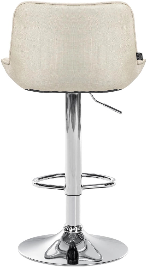 Barhocker Vonore Stoff chrom